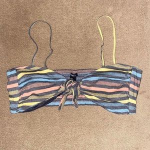 Forever21 Multi color striped Bralette